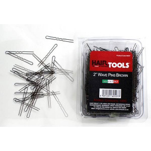 Hair Tools Kokówki Karbowane Brązowe 5cm 1000 szt.