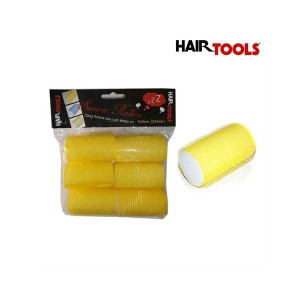Hair Tools Wałki Z Gąbką Żółte 32mm 6szt