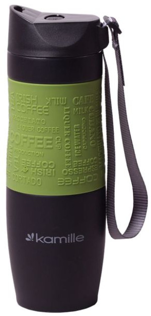 TERMOS KUBEK podróżny butelka bidon 380ml KAMILLE