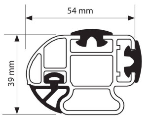 Bagażnik dachowy Nordrive Mercedes Vito W639 2005-2014 | 150KG