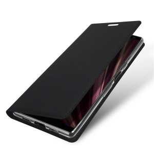 Etui Dux Ducis Skin Leather SAMSUNG S10+ czarne