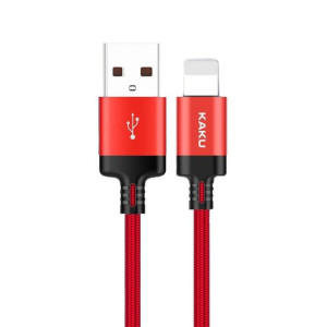 Kabel iPhone Lightning 2.8A 2m Szybkie ładowanie KAKU (KSC-284) czerwony