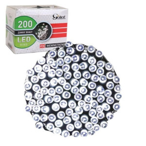 Lampki Choinkowe 200 Led Białe Zimne Ring