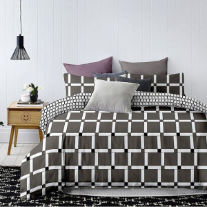 DecoKing pośclel mikrofibra HYPNOSIS WALL 200X200+80X80*2
