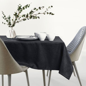 AmeliaHome obrus plamoodporny GAIA HMD BLACK 120X120