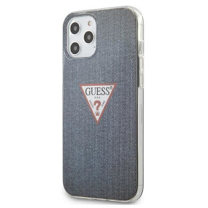 Etui Guess GUHCP12LPCUJULDB Apple iPhone 12 Pro Max granatowy/dark blue har