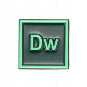 PINETS przypinka program Dw Adobe Dreamweaver