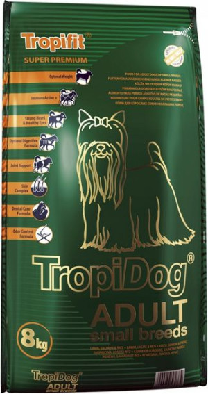 Tropidog Super Premium Adult Small Lamb Salmon 8kg