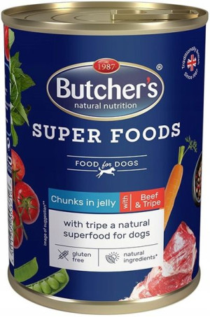 Butchers Super Foods Tripe Wołowina 400g
