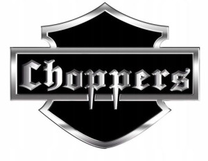 Naklejka Alu Emblemat Choppers Chopper 3d Chrom
