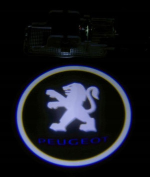 LOGO PROJEKTOR LED dedykowane PEUGEOT 206 207 306 406 5008