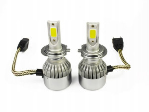 Zestaw żarówek LED H7 C6 COB BridgeLUX™ 7600 lm