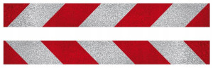 Naklejka Konturowa Folia Odblaskowa Taśma 50x13,5 Cm