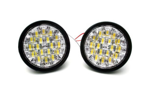 Światła LED do jazdy dziennej okrągłe 90 mm DRL 10