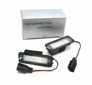 Podświetlenie tablicy rejestracyjnej LED VW Golf 4 5 6 Passat B6 B7 CC Polo