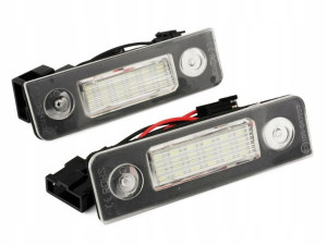 PODŚWIETLENIE LED TABLICY SkodaPodświetlenie tablicy rejestracyjnej LED SKO