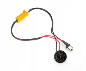 Filtr LED CAN BUS 50W 8Ω oprawka PY21W Bau15S