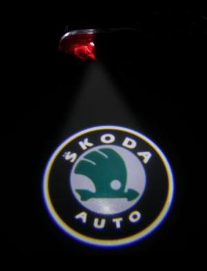 Logo Projektor Led Dedykowane Skoda Yeti Roomster Superb Fabia Octavia