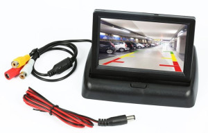 Panoramiczny składany monitor TFT LCD 4,3"