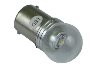 żarówka LED ba15s P21W P5W r10w Cree  6v 12V 24V pomarańczowa