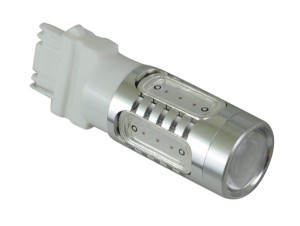 żarówka P27W LED typ USA T25 3156 21W pomarańczowa 12V RS