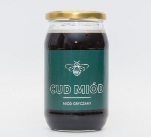 MIÓD Gryczany - naturalny, surowy 1 kg CUD MIÓD