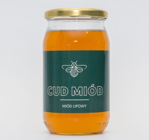 MIÓD Lipowy - naturalny, surowy 1 kg CUD MIÓD