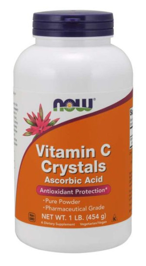 NOW Foods WITAMINA C - proszek , 1 lb (454 g)