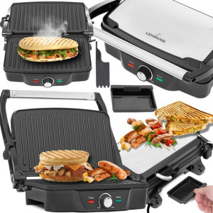 Grill Elektryczny Opiekacz Rozkładany Panini 2200w