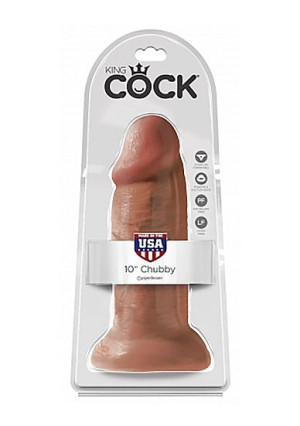Pipedream King Cock - dildo realistyczne grube śniade 25 cm (10')