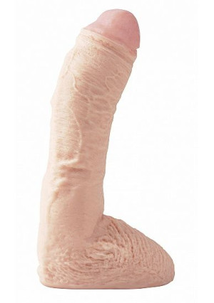 Dildo realistyczne - PIPEDREAM Basix Rubber Works Fat Boy Cielisty