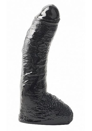 Dildo realistyczne - PIPEDREAM Basix Rubber Works Fat Boy Czarny
