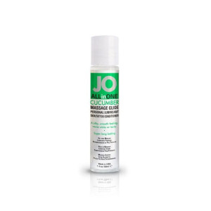Żel do masażu  i lubrykant - System JO Massage Glide Cucumber 30 ml OGÓREK