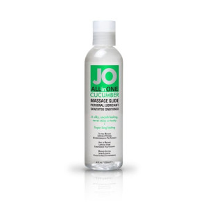 Żel do masażu  i lubrykant - System JO Massage Glide Cucumber 120 ml OGÓREK