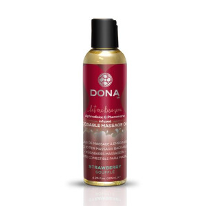 Olejek jadalny do masażu z feromonami - Dona Kissable Massage Candle Truska