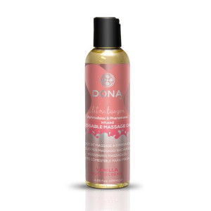 Olejek jadalny do masażu z feromonami - Dona Kissable Massage Candle Wanili