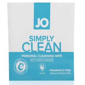 Chusteczki do higieny intymnej - System JO Wipes Clean Fragrance Free Bezza