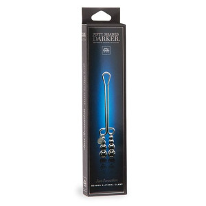 Klips na łechtaczkę - Fifty Shades of Grey Darker Just Sensation Beaded Cli