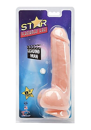 Topco - Dildo realistyczne , dopasowany do uprzęży Leading Man
