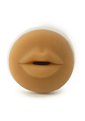 Topco - masturbator VULCAN usta CYBERSKÓRA seks oralny WIBRACJE Mocha