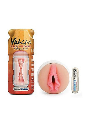 Topco - masturbator VULCAN cipka CYBERSKÓRA słodka dziurka Cream