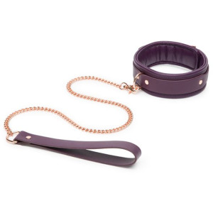 Skórzana Obroża ze smyczką - Fifty Shades of Grey Freed - Leather Collar &