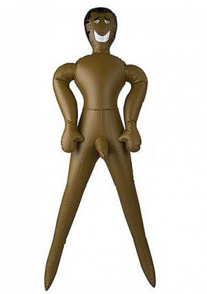 Pipedream Dolls - Lalka dmuchana TURYSTYCZNY murzyn, penis