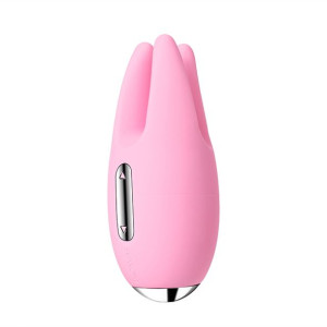 Potrójny stymulator łechtaczki - Svakom Cookie Sensual Massage Vibrator Róż