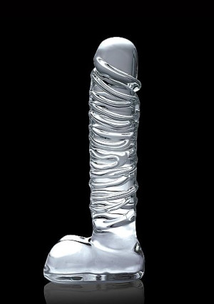 Pipedream Icicles - Realistyczne DILDO szklane przezroczyste 21 cm