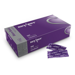 Prezerwatywy klasyczne - MoreAmore Condom Basic Skin 100 szt