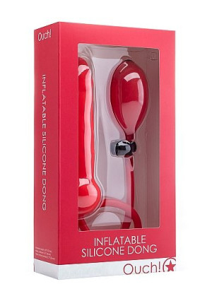 Ouch - powiększające Pompowane DMUCHANE DILDO 15,7cm