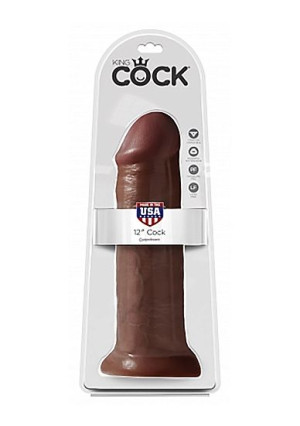 Pipedream King Cock - Dildo REALISTYCZNE brązowe 30 cm (12 ')
