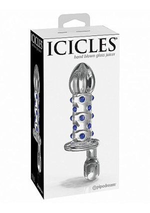 Pipedream Icicles- Dildo plug SZKLANE No. 80 9,8cm