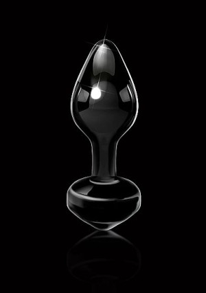 Pipedream Icicles - Plug Dildo szklany No. 44 przezroczysty 8 cm